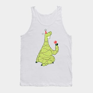 Christmas Tree Llama Tank Top